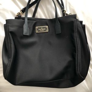 Kate Spade black nylon purse